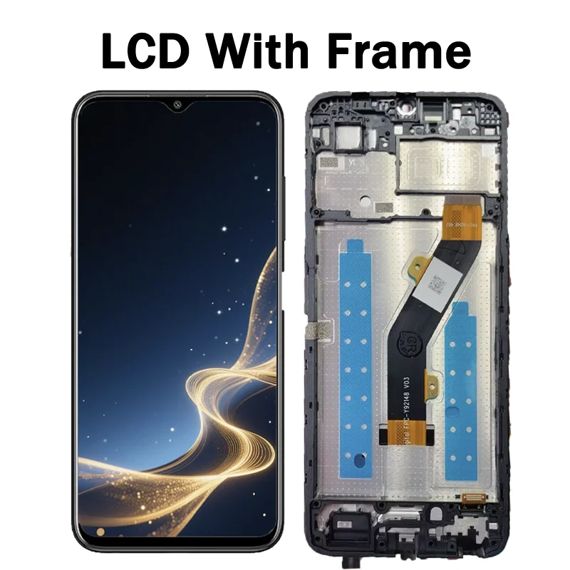Wyświetlacz LCD IPS 6.52' do ZTE Blade A35E, panel dotykowy, digitizer, kompletny zestaw Z2466 z ramką — zdjęcie produktu 4