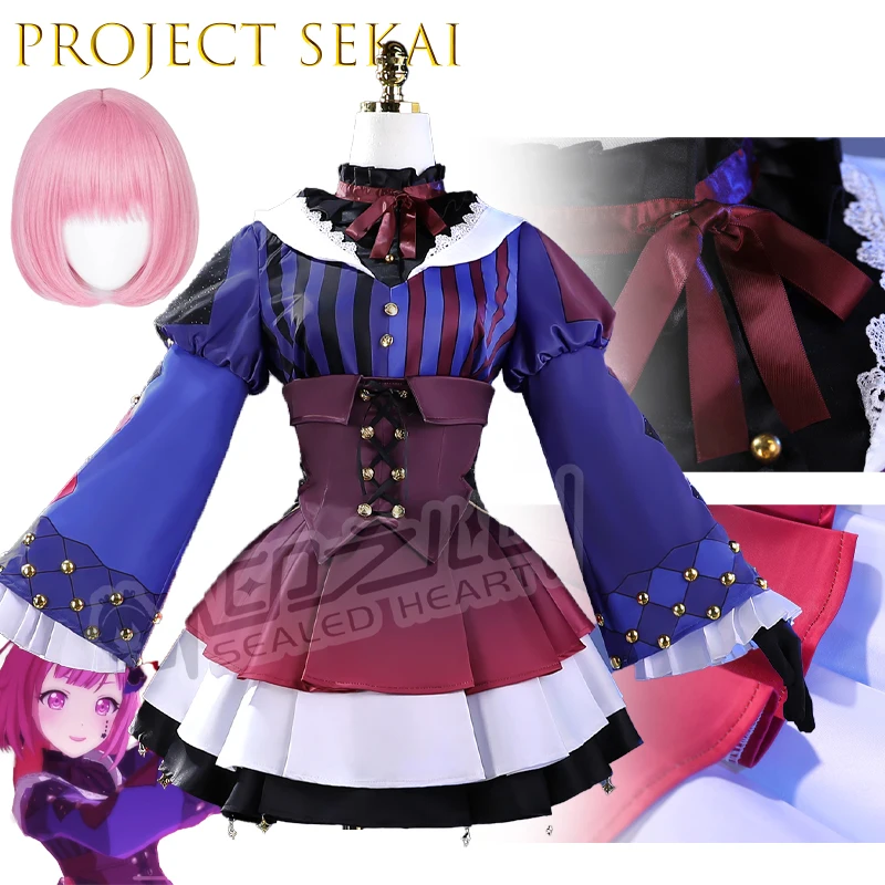 

BProject Sekai Otori Emu Косплей Костюм Аниме Персонаж Наряд Красочный Сценический Feat Косплей Нестандартный Размер Kawaii Вечеринка Хэллоуин