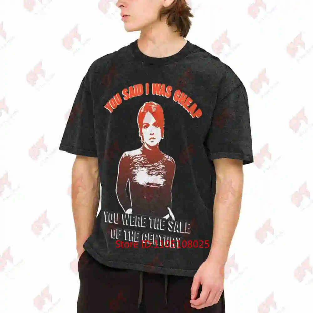 Sale Of The Century Sleeper Louise Wener Vintage Washed Tee Pure Cotton T-Shirt