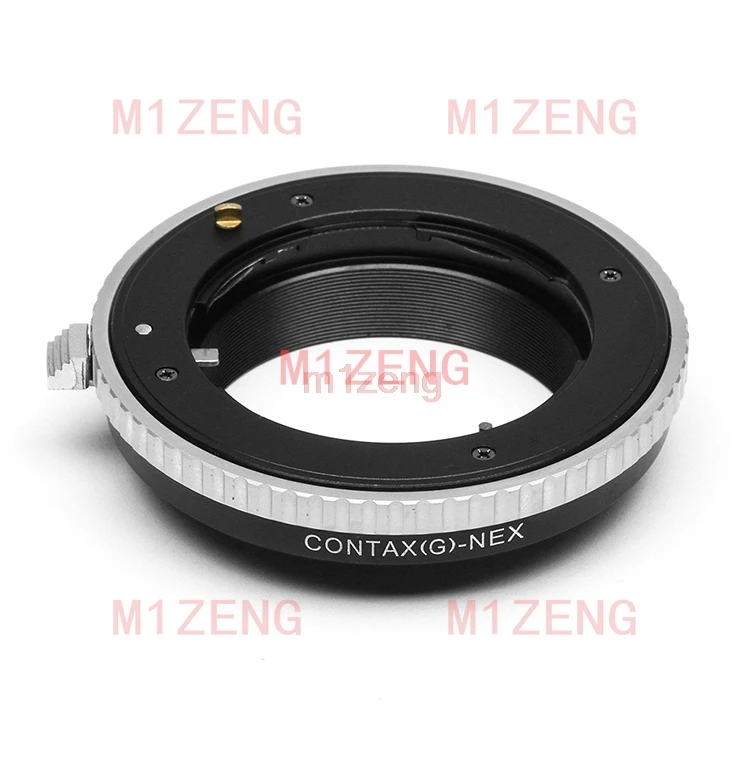 Anillo adaptador contax(g)-NEX para lente contax cy g a cámara sony a6700 a6300 a6500 NEX5/7/6 a7 a7c a9 a7r a7s a7r3 a7r4 zv-e10