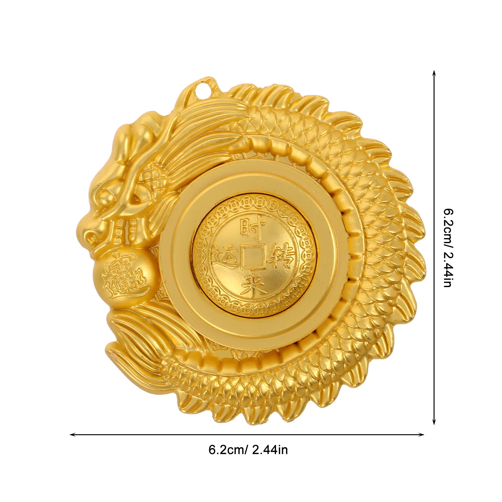 Colgante con dije de dragón chino para hacer joyería DIY, adorno colgante, símbolo tradicional de la fortuna y el éxito, decoración de escritorio de oficina