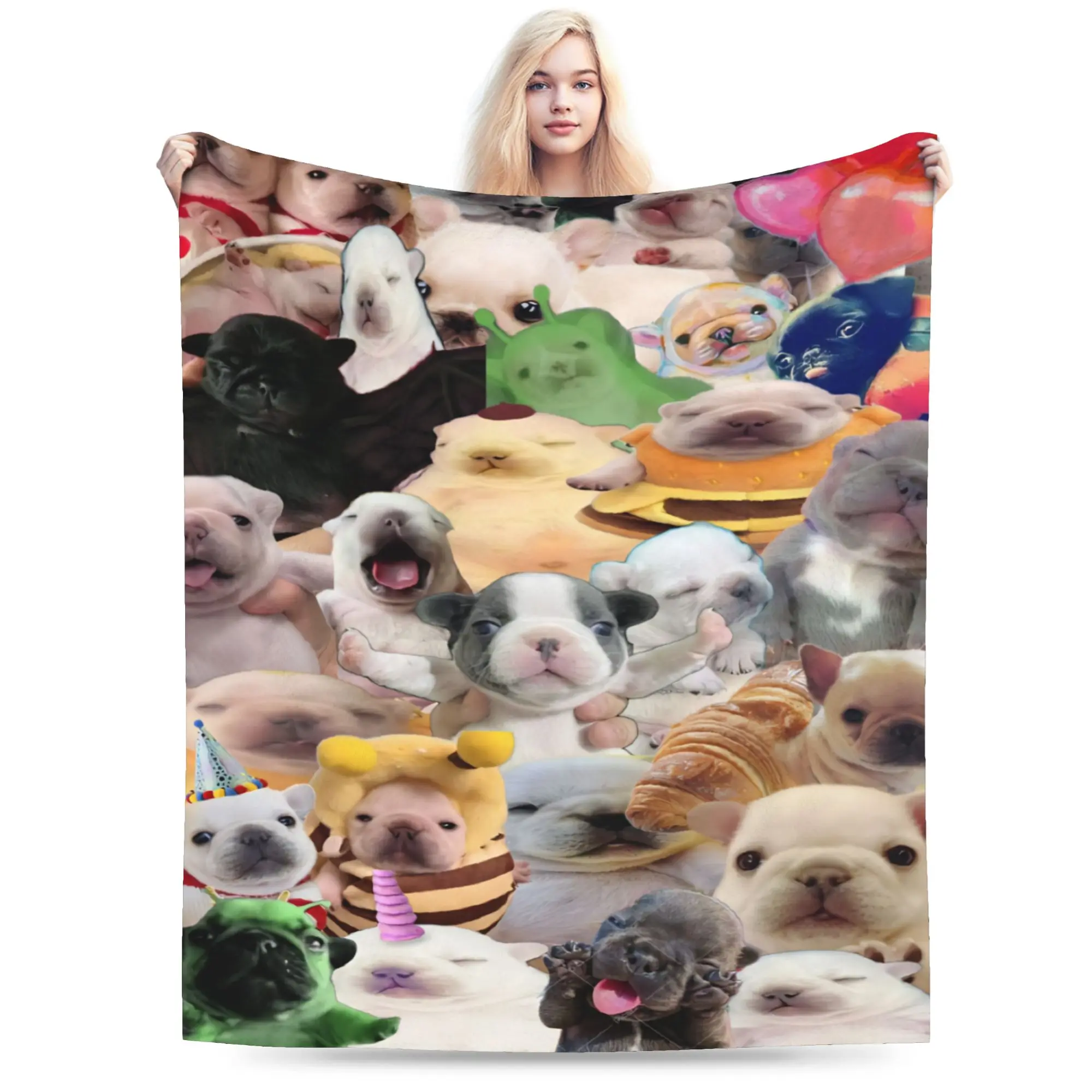 Pibble Meme Wash My Belly  Stuff Blanket Lightweight Thin Flannel  Throw Blankets Relax Rug Piece