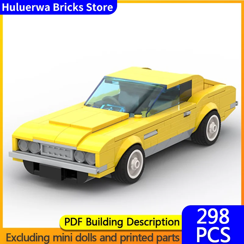 

Модель скоростного гоночного автомобиля MOC, строительные кирпичи DBS, верхний уровень, спортивный автомобиль, модульная технология, детские праздничные подарки, сборка игрушек, костюм