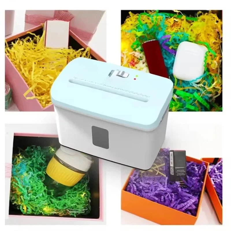 New design small size crinkle cut paper shredder machine