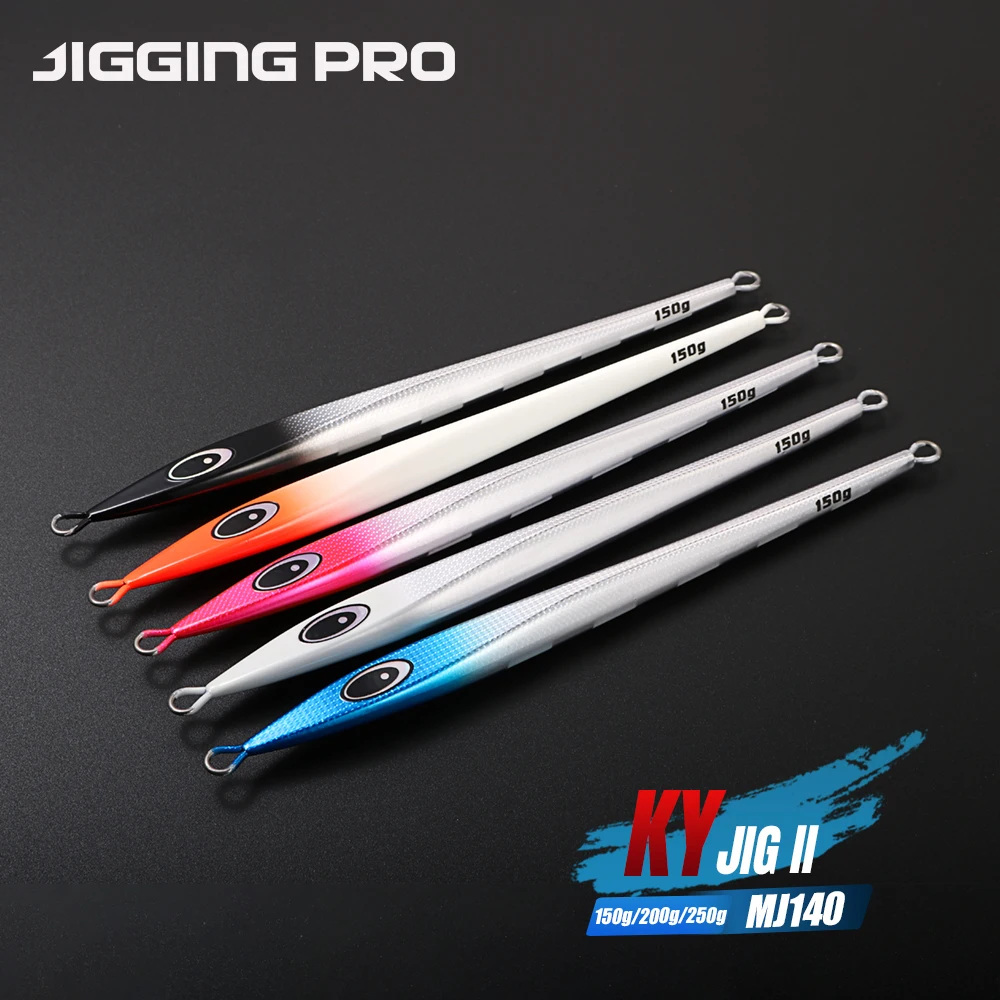 

Вертикальная джиговая приманка JIGGING PRO для глубоководной рыбалки с лодки, 150г, 200г, 250г, с УФ-подсветкой, быстро тонущий металлический джиг для крупной рыбы