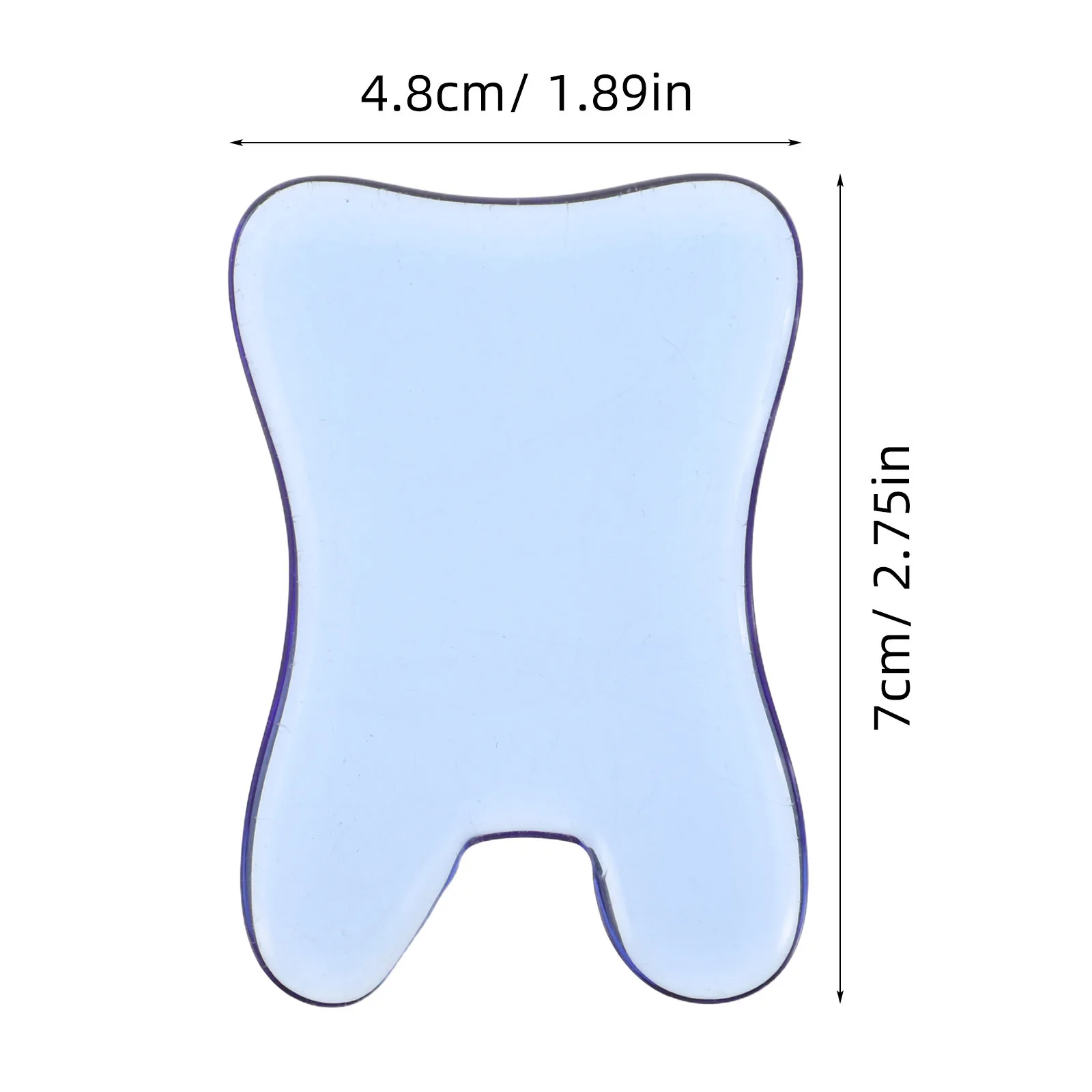 เครื่องนวดหน้ากัวซาคริสตัลสีฟ้า รูปทรงสี่เหลี่ยม สำหรับนวดหน้าทุกวัน พกพาสะดวก ใช้ได้ทั้งที่บ้านและที่ทำงาน อุปกรณ์นวดหน้า กัวซาสโตน