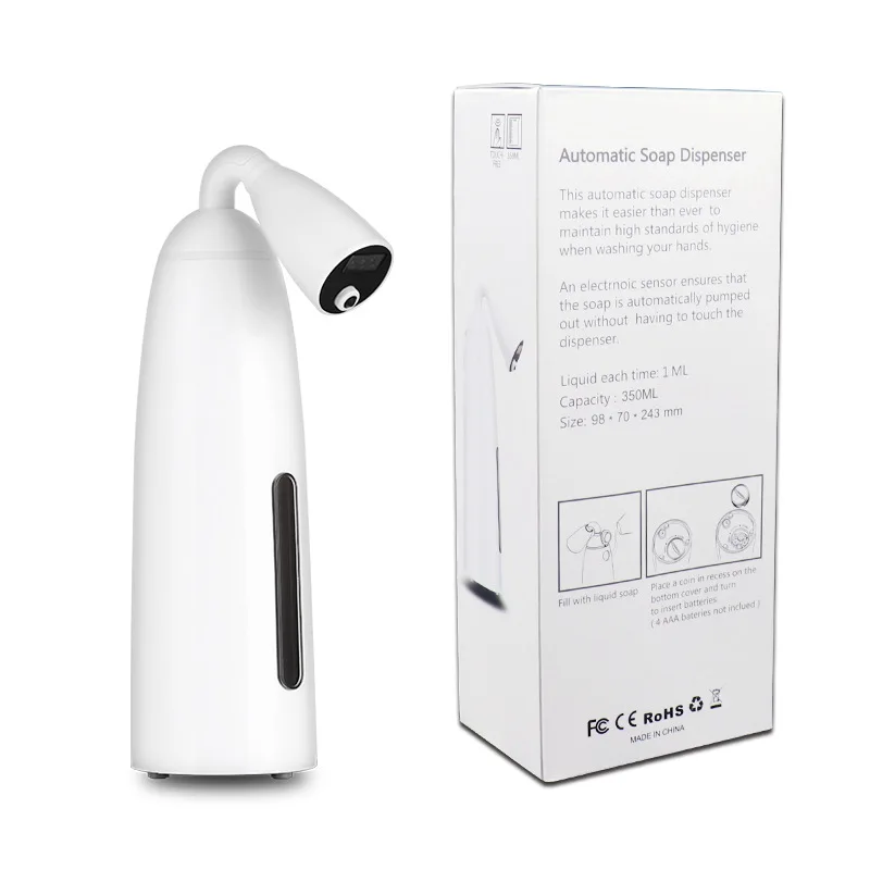 

350ml Automatic sensing soap dispenser intelligent hand soap dispenser mobile phone wash detergent sensor dispenser
