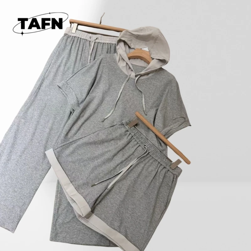 

Simple Casual Suit Heavy Industry Beads Chain High Street Simple Graceful Comfortable Gym and Outdoor Activities AF3007