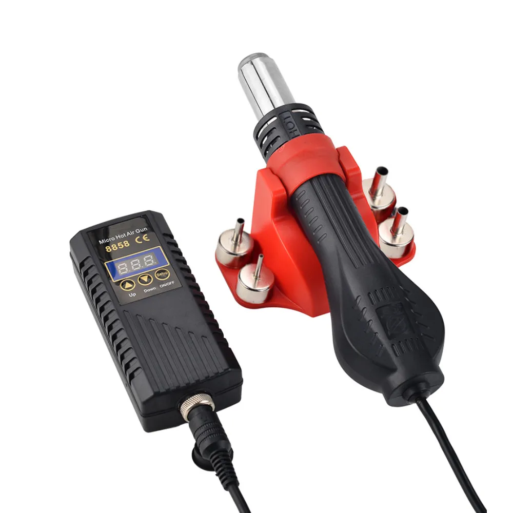 750W JCD Hot Air Gun 8858A BGA Micro Rework Soldering Station Hair Dryer Soldering Heat Gun 220V 110V For SMD SMT Welding Repair