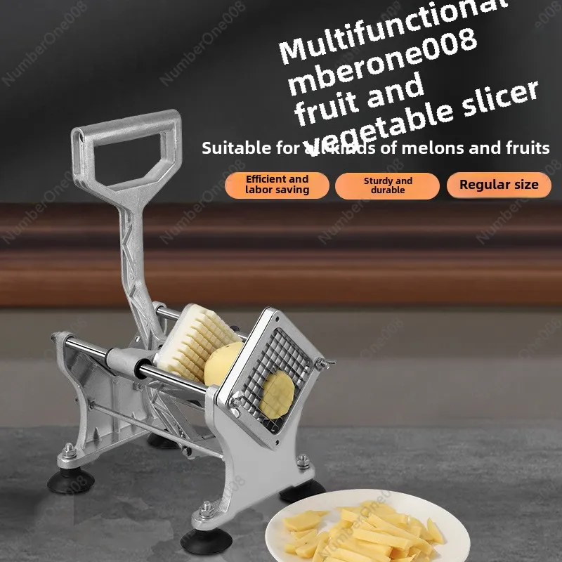 Multifunctional French fries machine Kitchen supplies Cutting and dicing Manual push-pull tools Stainless steel cutting machine