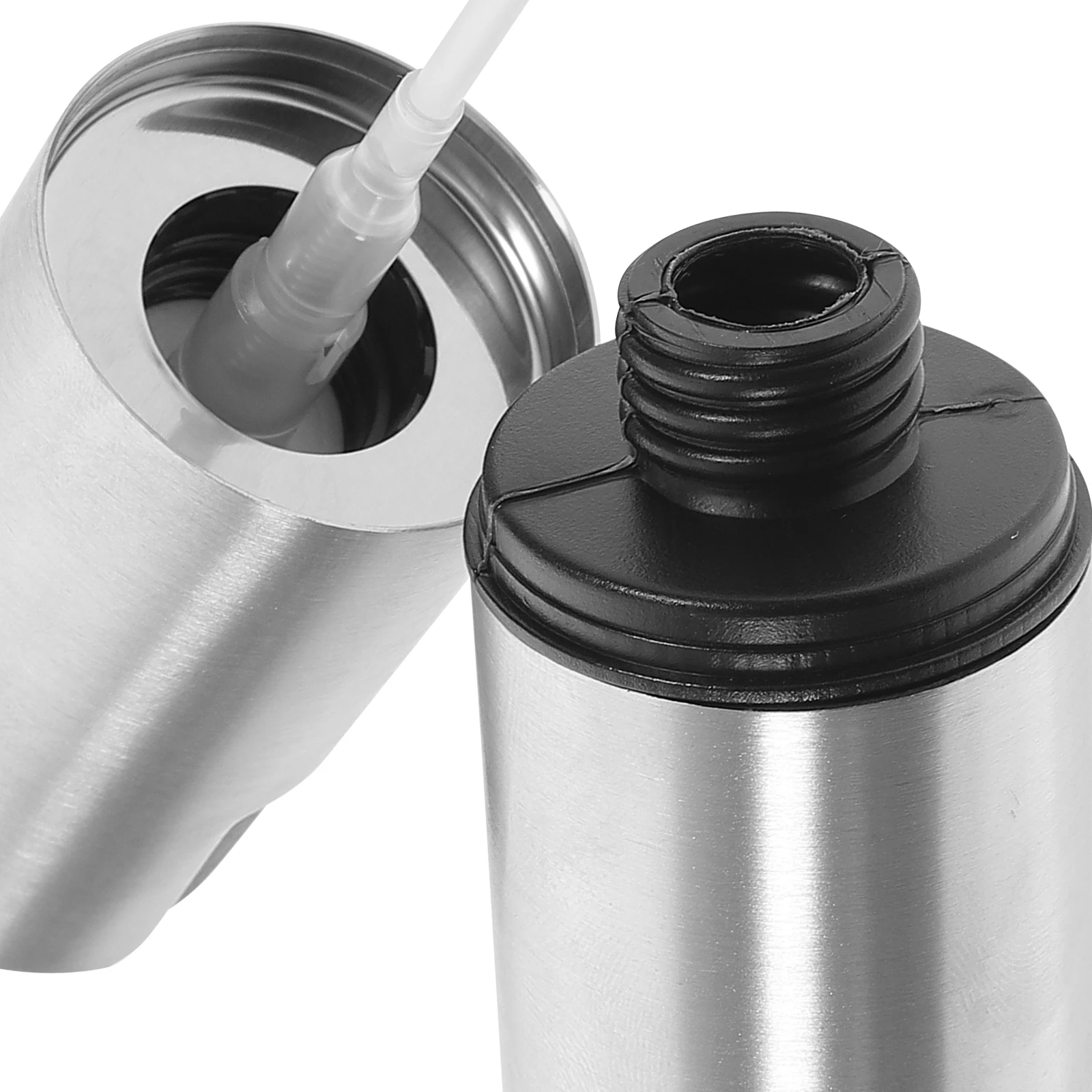

1pc Dispenserstainless Steel Oil Sprayer Bottle For Kitchen Bbq Roasting Baking Cooking Olive Oil Dispenserkitchen Tool