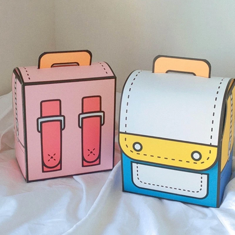 

Set of 50 Elegant Backpacks Shaped Graduation Candy Boxes Party Essential Decors Graduation Celebration Candy Boxes