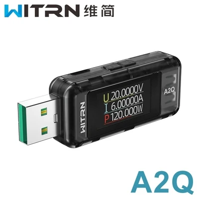 

USB-тестер напряжения и тока A2Q, 8 А, 120 Вт