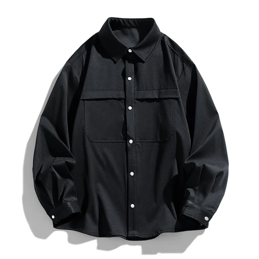 2026 Autumn High-end Workwear Shirt Men's Long Sleeved Versatile Casual Shirt Jacket