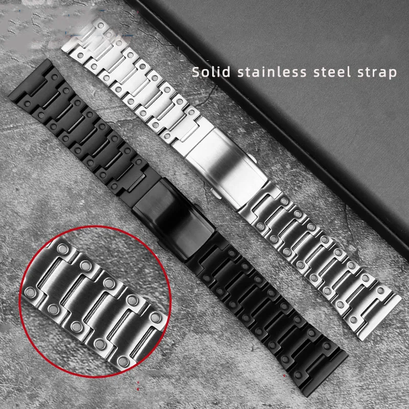 Stainless Steel big dial Strap Large Size Men Metal Solid Wrist Watch Band For Seven on Friday Panerai Strap Bracelet 22 24 26mm