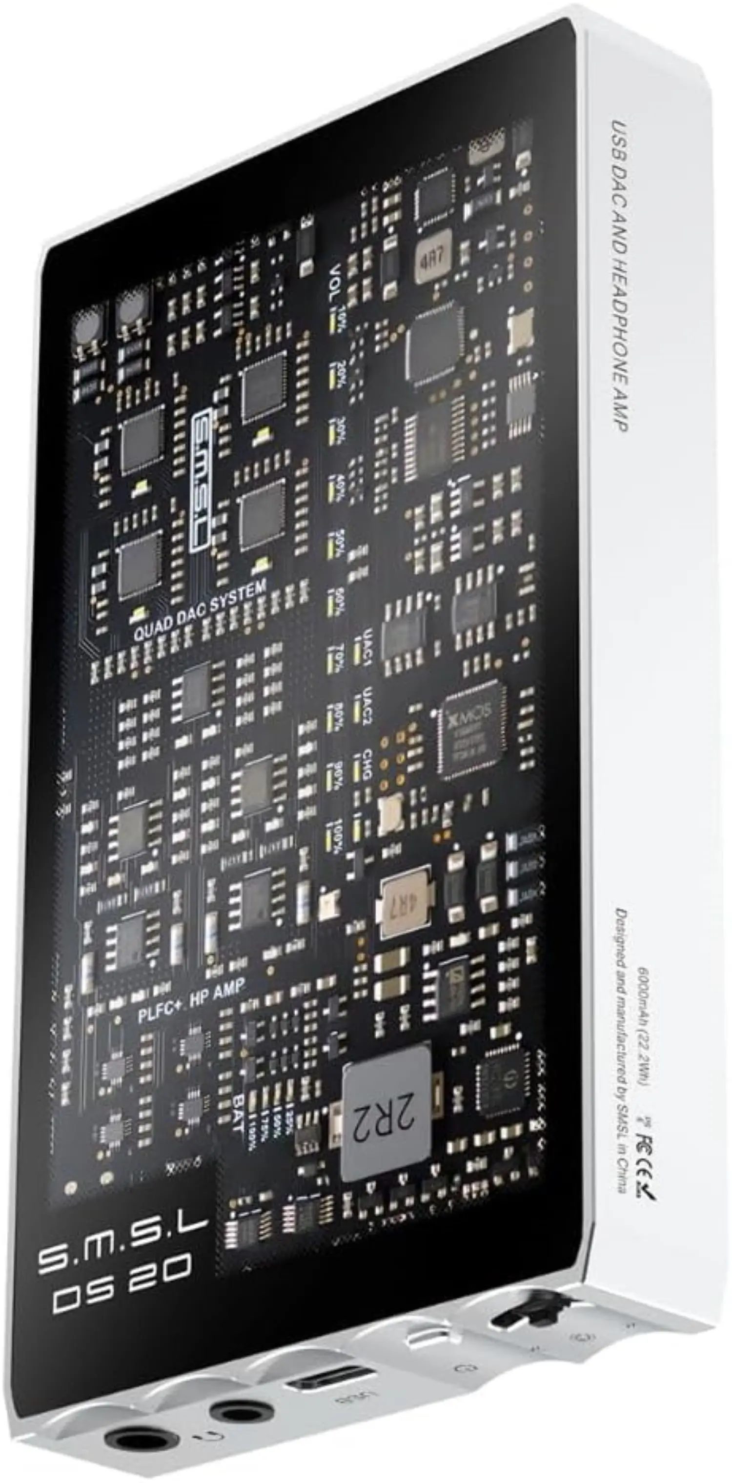 SMSL DS20 amplificateur DAC et casque Portable puce CS43131 DAC d�codage de pr�cision compatibilit� double Mode USB