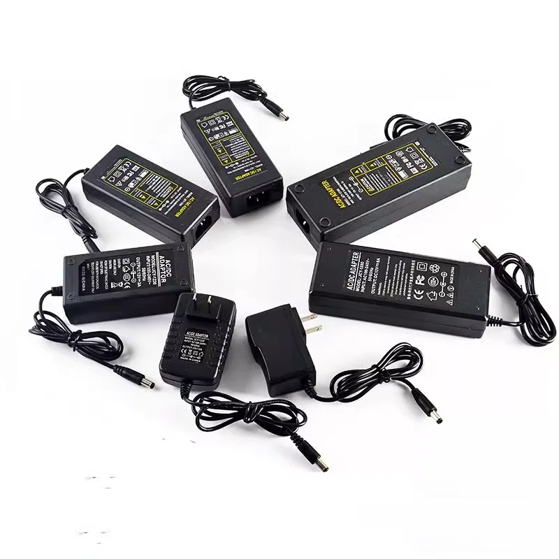 

Блок питания постоянного тока 5 В 12 В 24 В 1 А 2 А 3 А 5 А 6 А Адаптер питания DC 5 12 24 В Вольт Адаптер питания Освещение Светодиодная лента Лампа