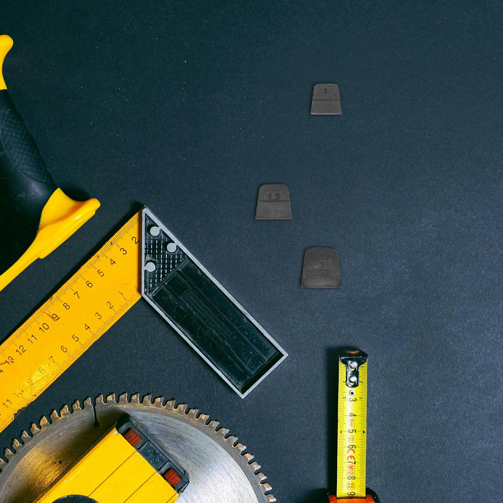 9-teiliges Eisenkeil-Handwerkzeug, Keile, Ersatzhammer, Axt, Metall-Set, Klauengriff