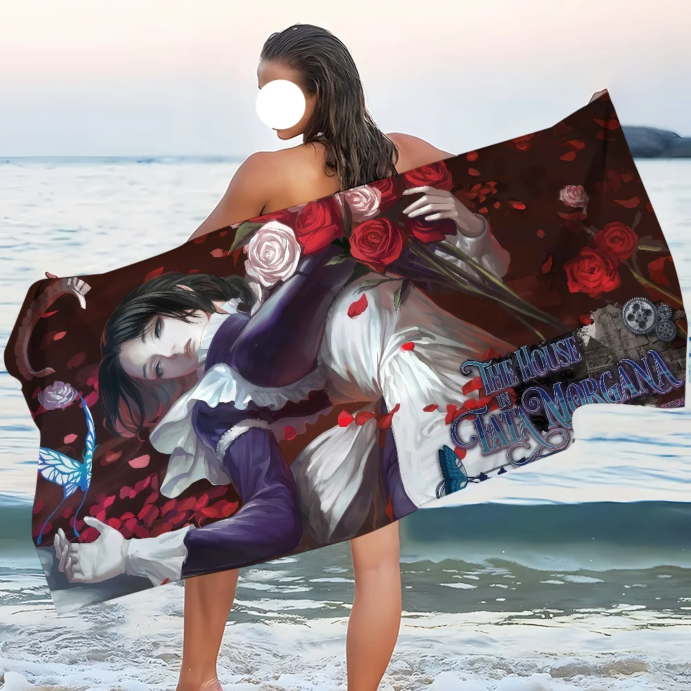 Game The H-house In Fata Morgana Towel Beach Bath Quick-Drying Lightweight Portable Sauna Camping Swim Pool Travel