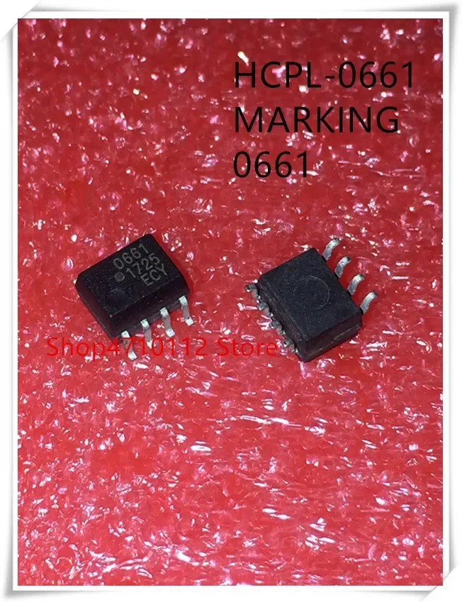 

NEW 10PCS/LOT HCPL-0661-500E HCPL-0661 HCPL0661 0661 MARKING 661 sop-8 IC