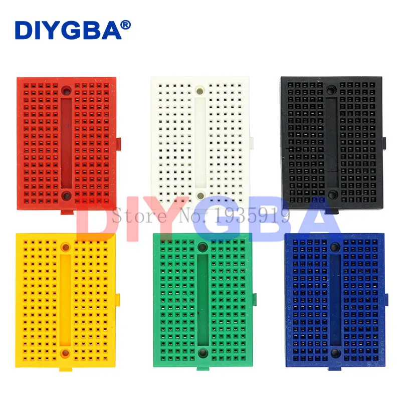 10pcs SYB-170 Mini Solderless Prototype Experiment Test Breadboard 170 Tie-points 35*47*8.5mm for arduino diy kit