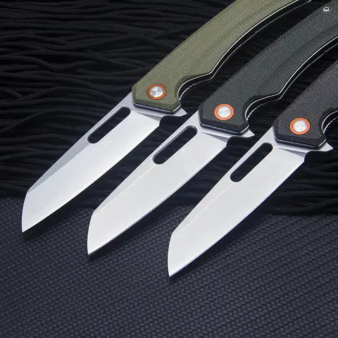GT957 Utomhuskniv Bärbar D2 Stålblad Fällbar Socketkniv Camping Jakt Överlevnadsknivar EDC Skärverktyg 8 best sales knivar med fast blad - №6