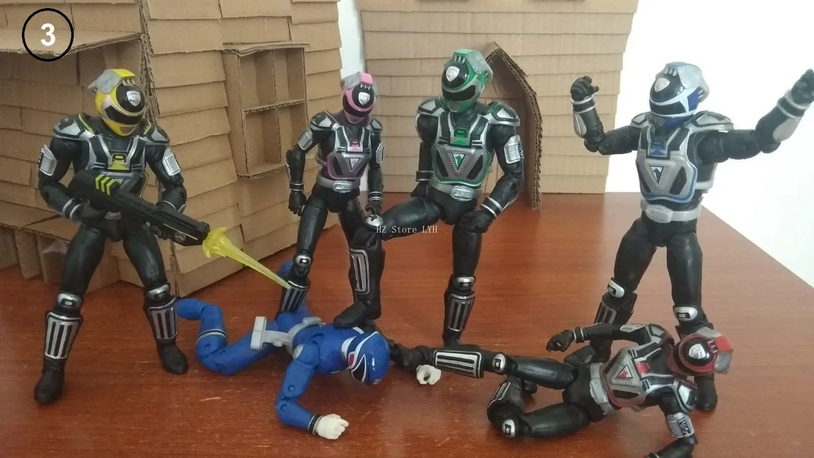 Hasbro Power Rangers Lightning Collection S.P.D. Squad B Blue Ranger Versus Squad A Blue Ranger 2-pack 6-inch speelgoedcadeau F1171