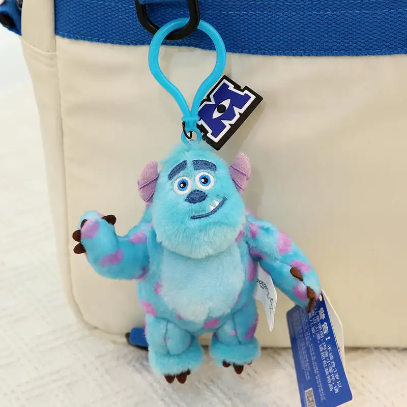 Originale Disney Monsters University peluche portachiavi giocattolo James ferguson Mike Wazowski bambola di pezza morbida Toy Story Alien Kids Gift