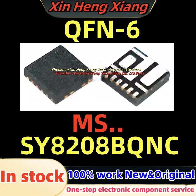 (5-10pcs) 100%new MS4GE MS3VM MS3BB MS3BC SY8208BQNC SY8208B SY8208 QFN-6