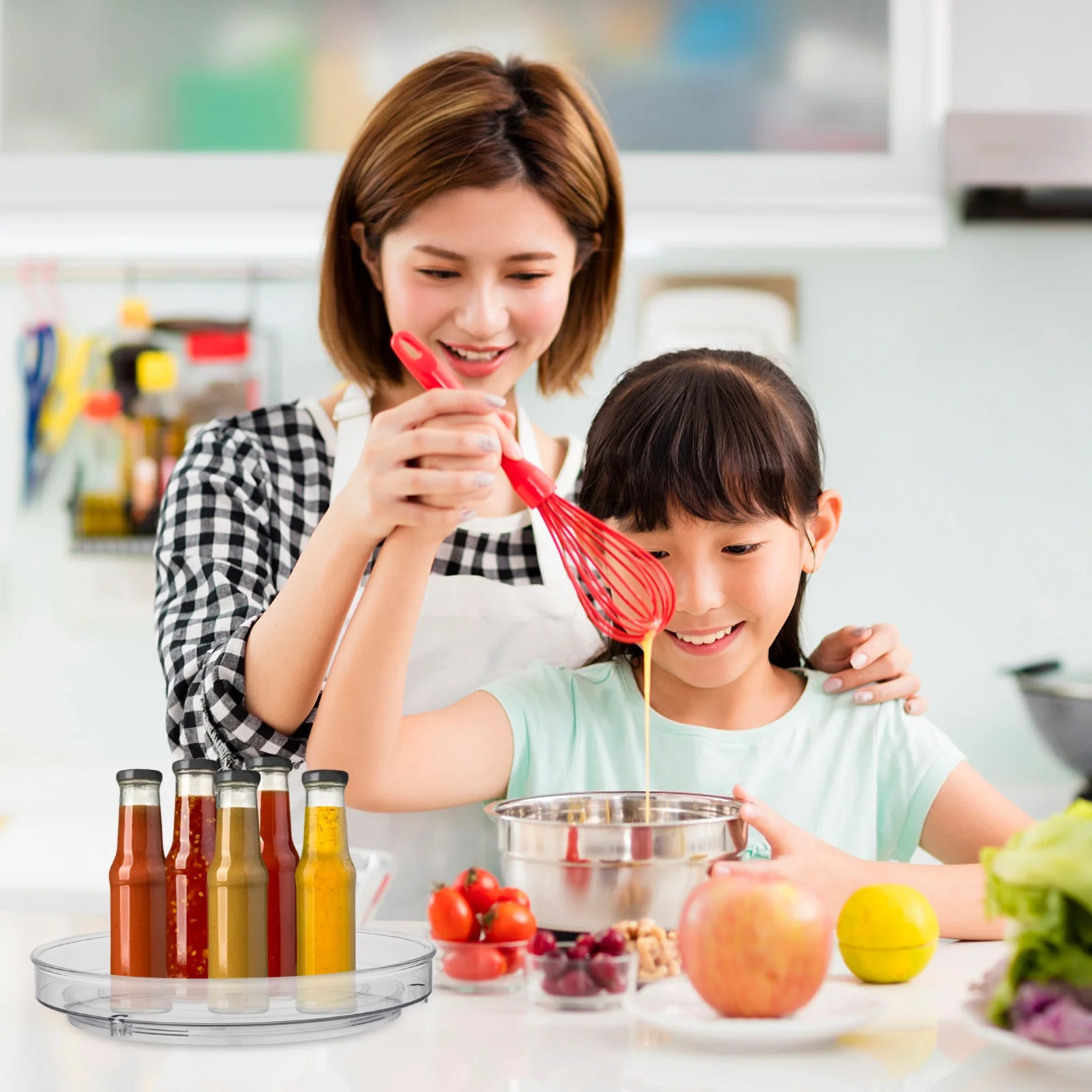 

1Pcs Home Storage Rack Premium Rotatable Multifunctional Organizer for Kitchen Bathroom Bedroom Desktop Sundries Storage Shelf