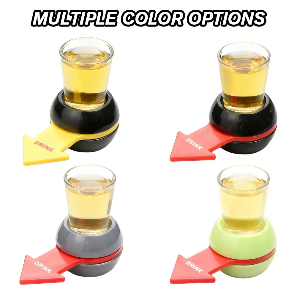 Russian Roulette Drinking Game Set – Rotating Arrow Turntable Toy for Bar, Party, and KTV Entertainment