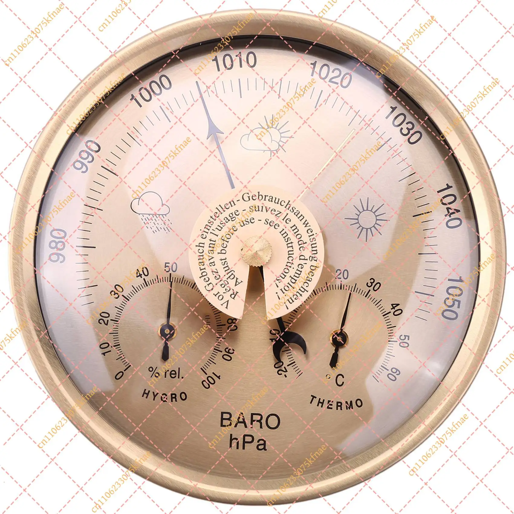 A04I Digital Weather Station | Wall-Mounted Barometer, Thermometer & Hygrometer for Home Monitoring