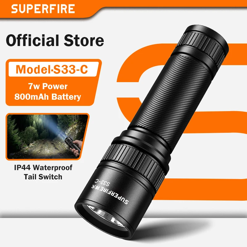 superfire-s33-c-7w-lanterna-tatica-portatil-recarregavel-com-bateria-de-litio-800mah-adequada-para-acampamento-caminhadas