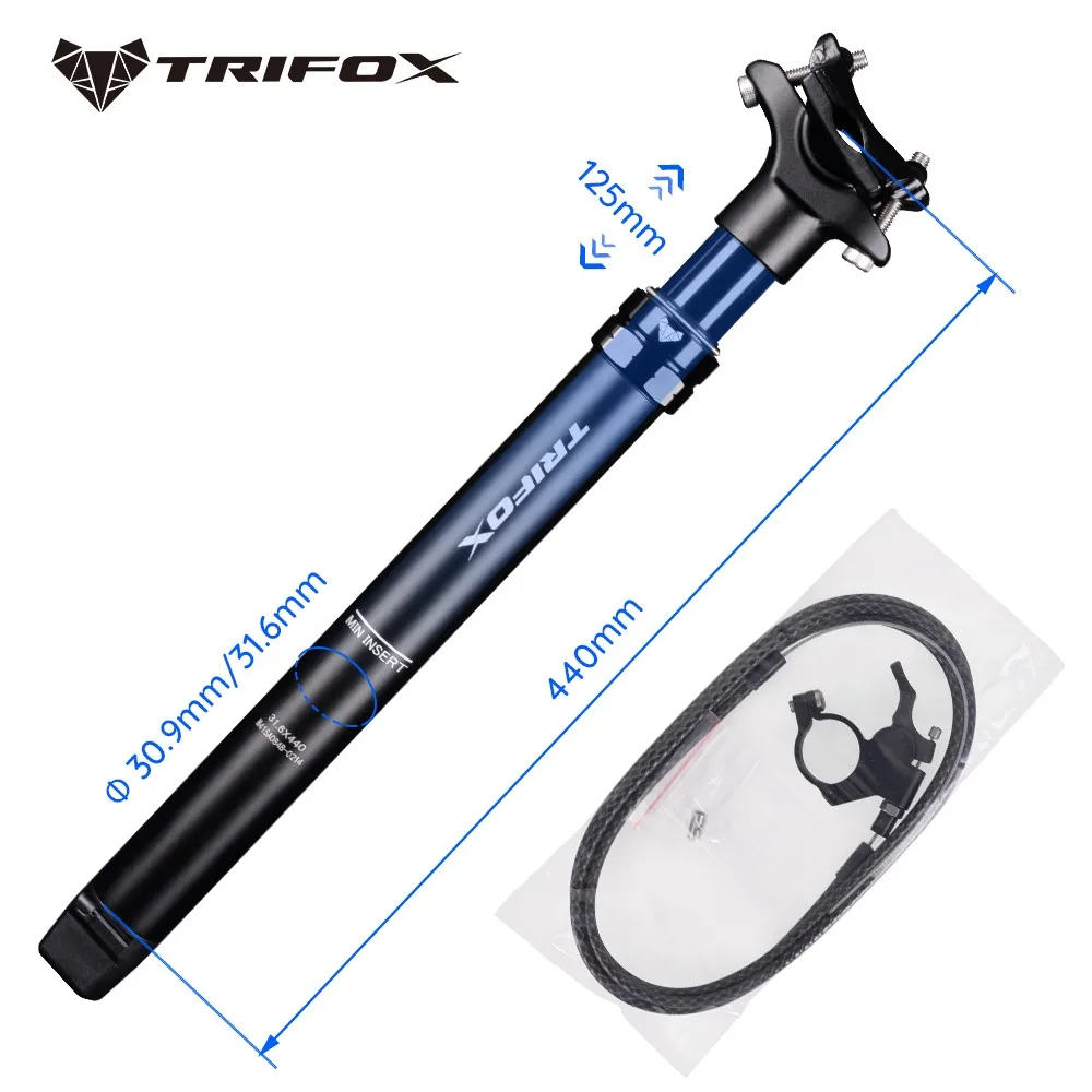 TRIFOX Bike Seatpost Adjustable Height Mountain Bike Suspension Dropper Post 31.6/30.9mm MTB Bicycle Parts