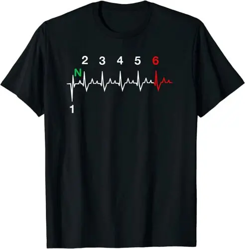 Neu Motorrad EKG Verstehst Das Nicht 1N23456 Zweirad Premium T-shirt