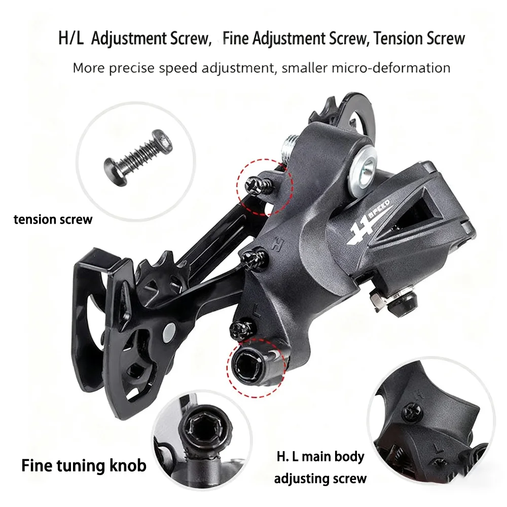 الدراجة الجبلية الخلفية شيفتر الدراجة الجبلية 7/8/9/10 // 11/12 سرعة الطريق الخلفي Derailleur متوافق مع 7/8/9/12S الدراجات الملحقات #5