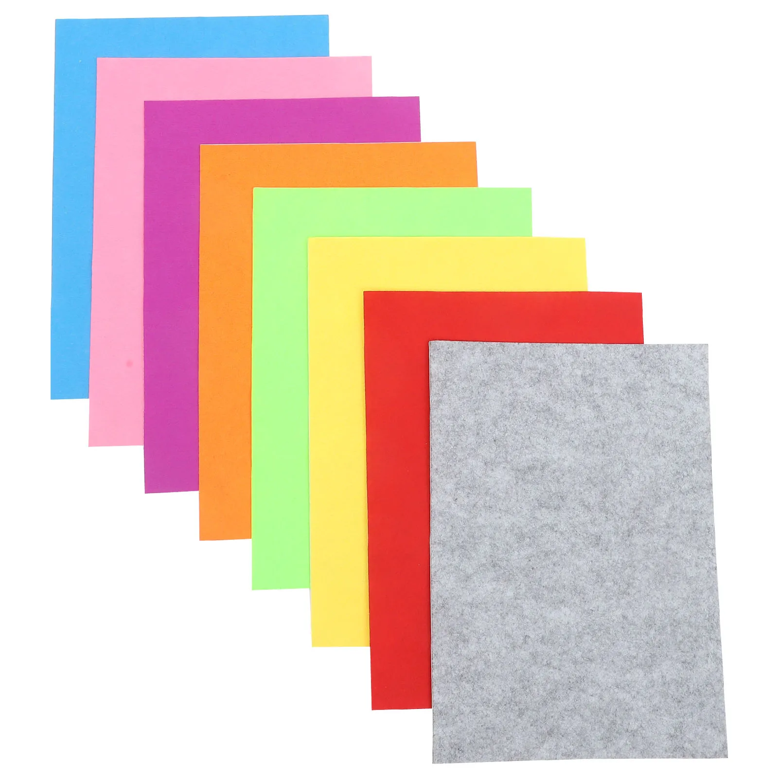 8 قطعة لاصق لاصق دعم ورأى ورقة صياغة النسيج الملونة DIY بها بنفسك المواد عطلة الديكور الاطفال اللعب صفائح ملونة