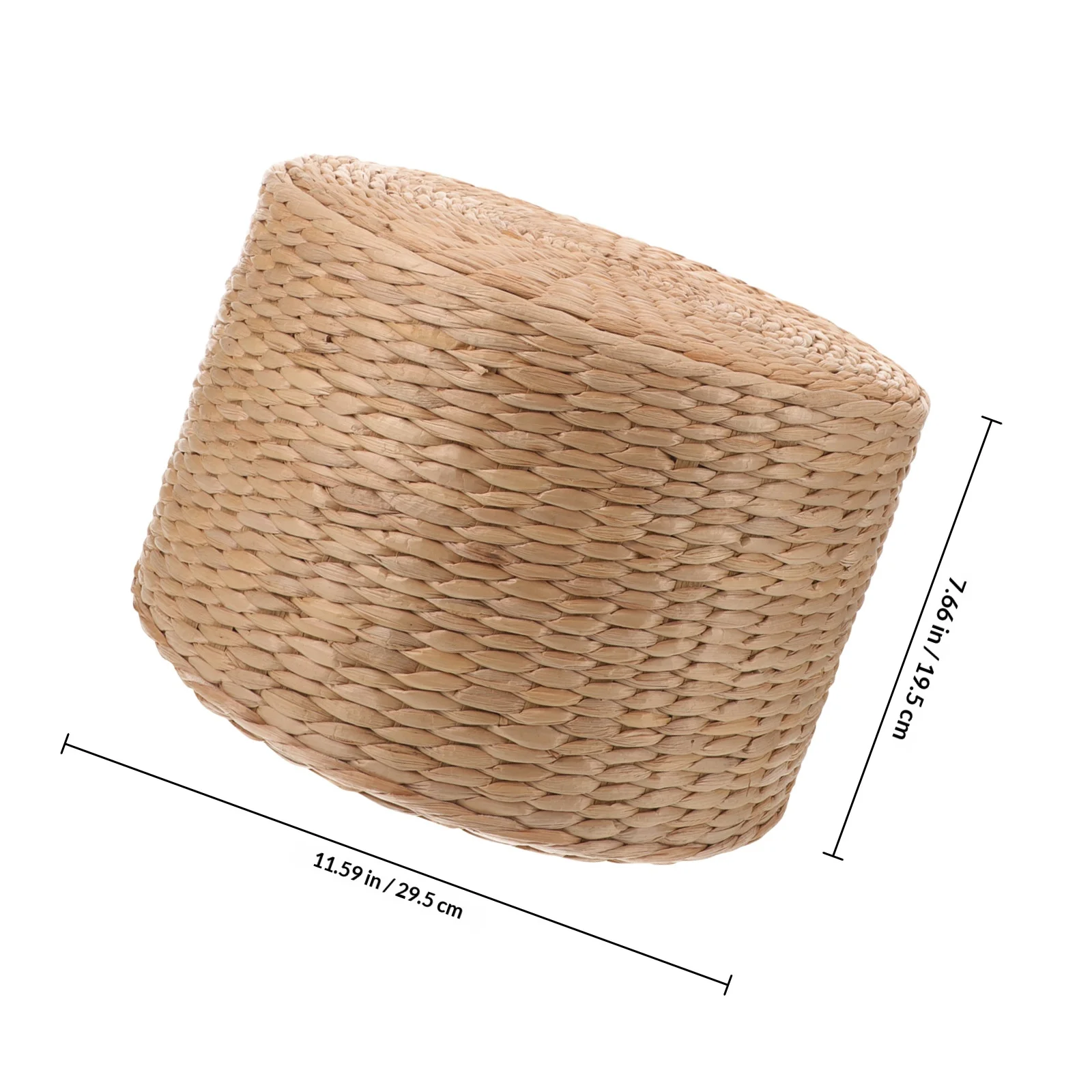 Woven Shoe Changing Stool Adorable Handcrafted Lightweight Multi-Function Stool for Garden and Yard Decor