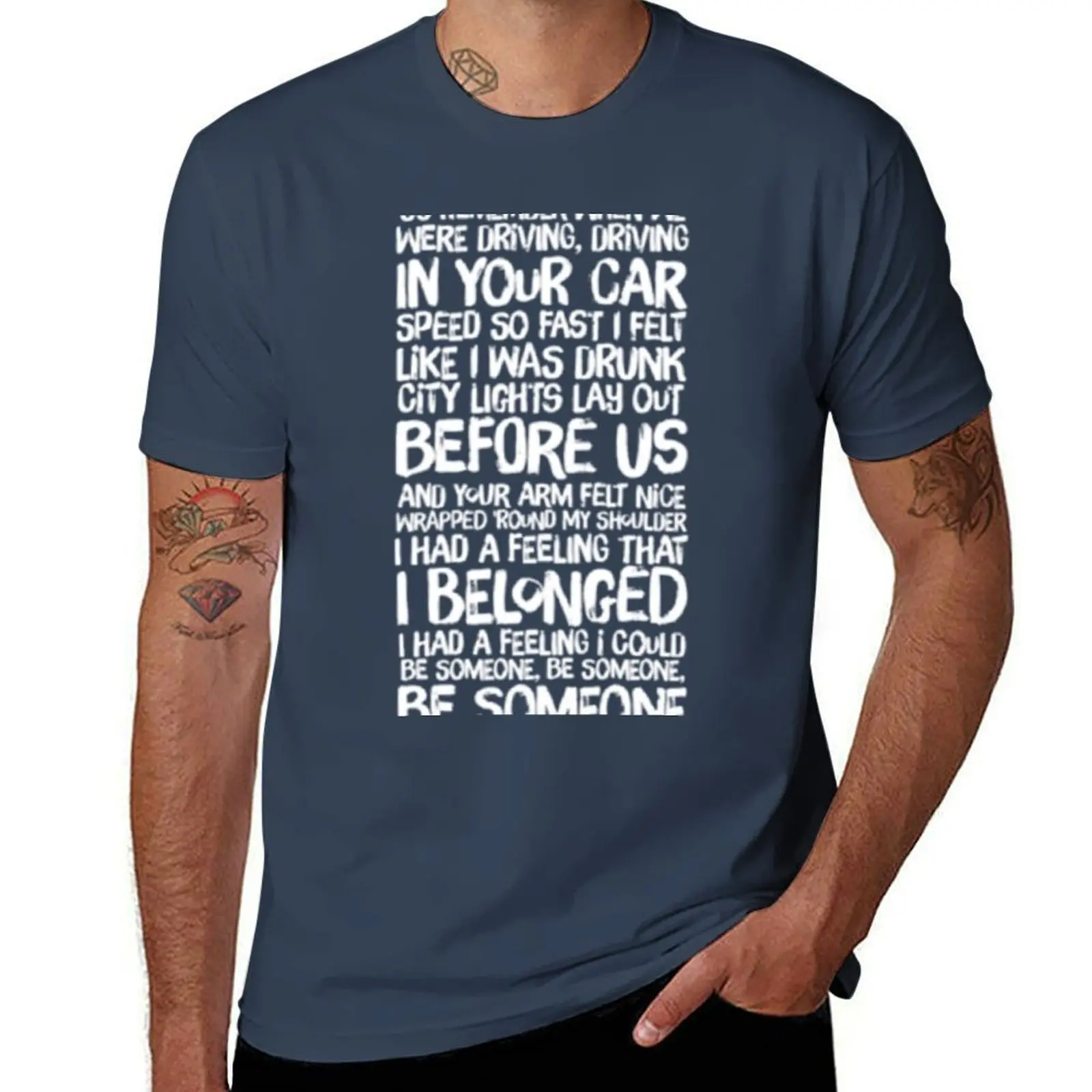 Fast Car Lyrics Tracy Chapman T-Shirt T-Shirt luxury designer summer clothes shirts graphic tees Men's t-shirts