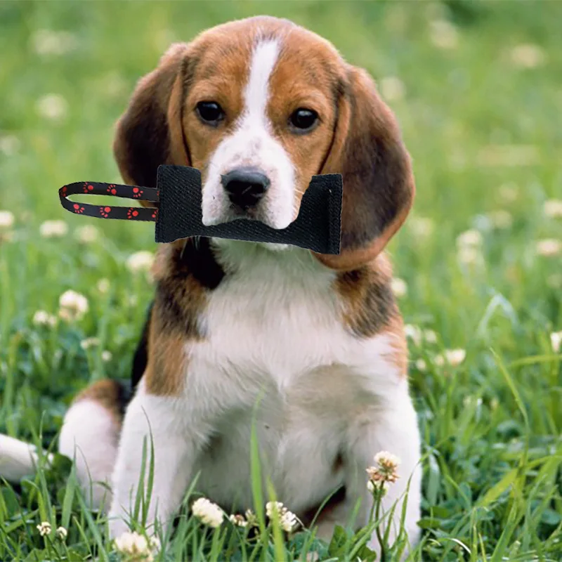 

New Footprint Handle Training Dog Bite Stick Linen Interactive Biting Grinding Teeth Toy Grinding Pet Training Dog Bite Rods
