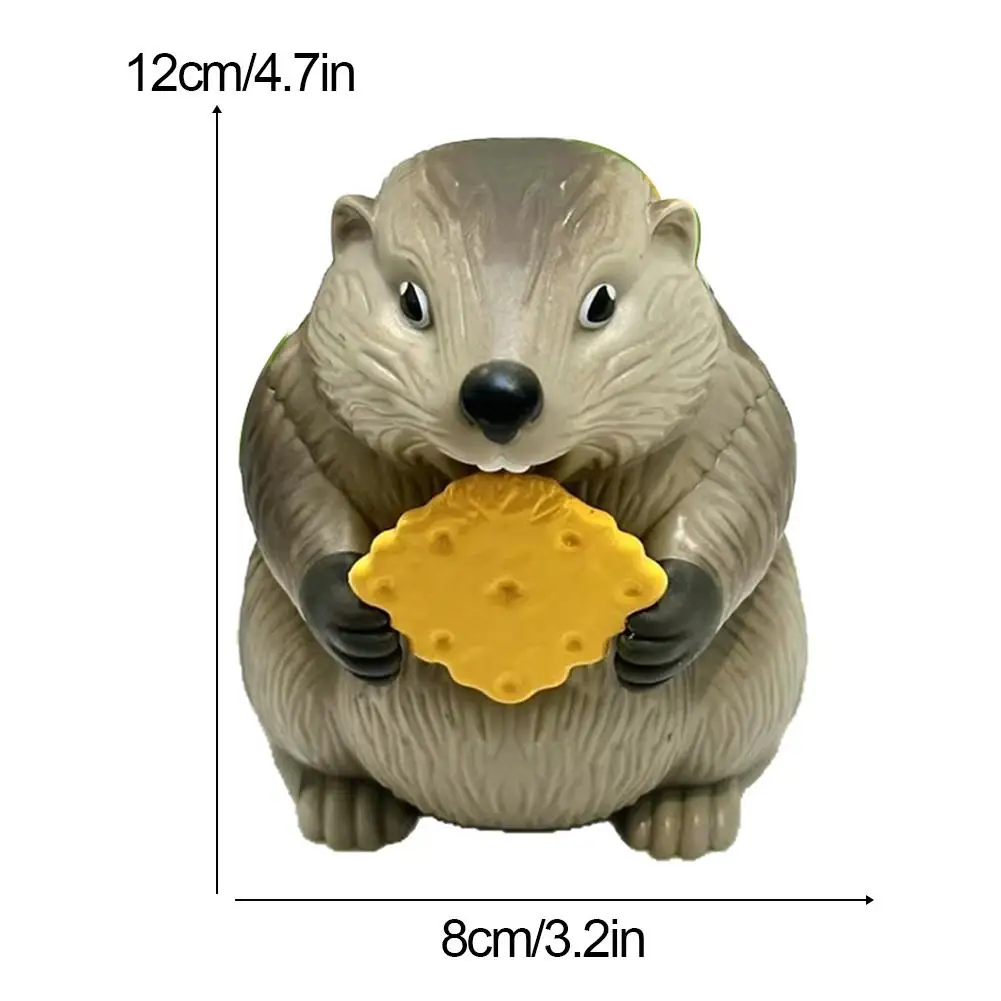 Schreeuwende Marmot Prank Toy Grappig klinkend speelgoed Schattige Animal Gag Cadeau voor kantoor/thuis Pranks Stress Relief Nieuwigheid speelgoed