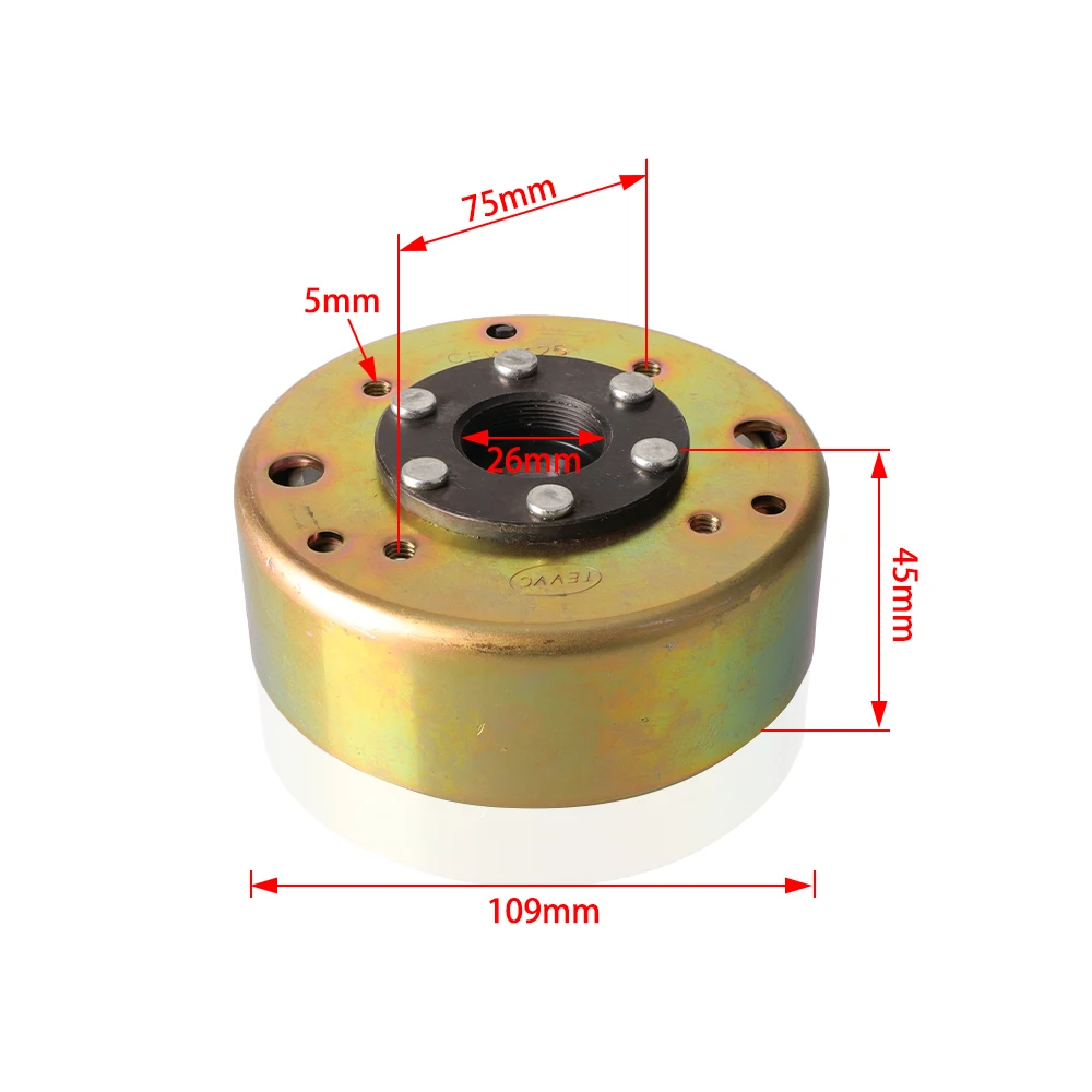 Flywheel Rotor For GY6 125cc 150cc 152QMI 157QMJ Scooter Moped ATV Quad Go-Kart 8-Coil Magneto Stator