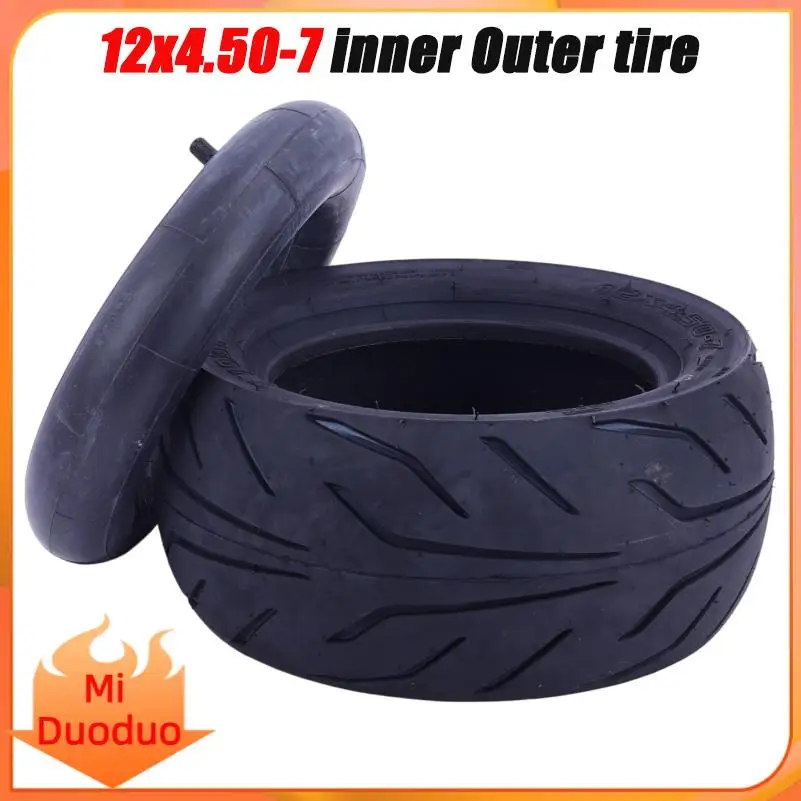 NEW High quality and thickened electric scooter tire replacement parts, 12 inch 12x4.50-7 inner and outer tires accessories