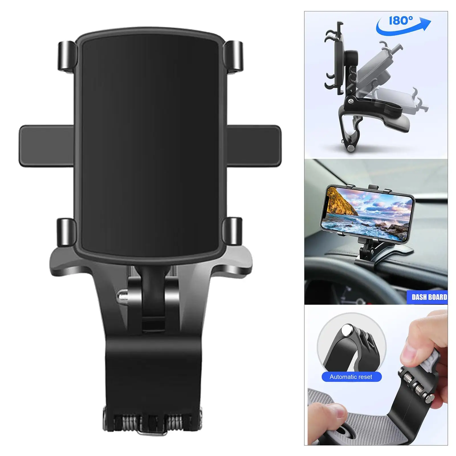 New Universal Car Rear-view Mirror Mount Stand Holder Cradle for Cell Phone