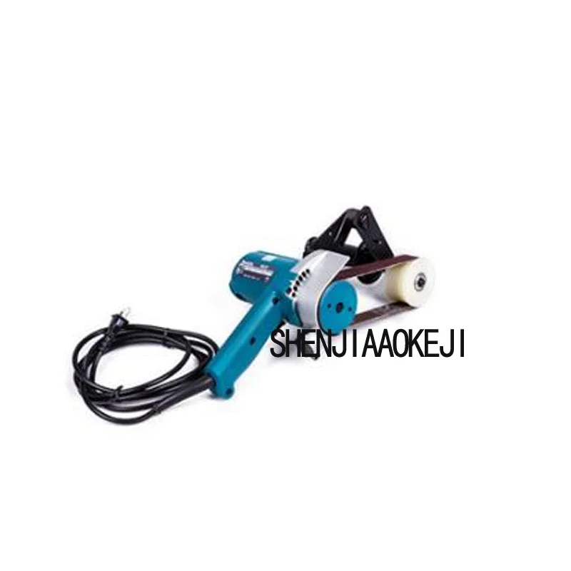 Electric grinding machine belt sander cable processing machine power cable polisher grinding machine tools AC 200V 1PC