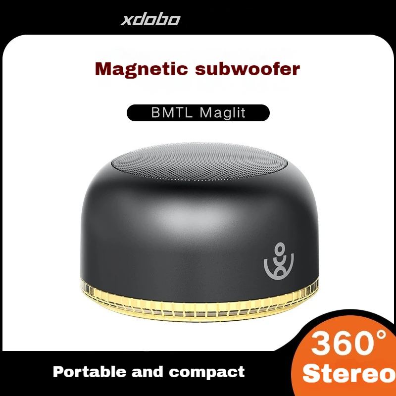 XDOBO BMTL Maglit Portable Wireless Speaker Bluetooth 5.3 Waterproof Subwoofer Outdoor Magnetic Attraction Customized Speaker