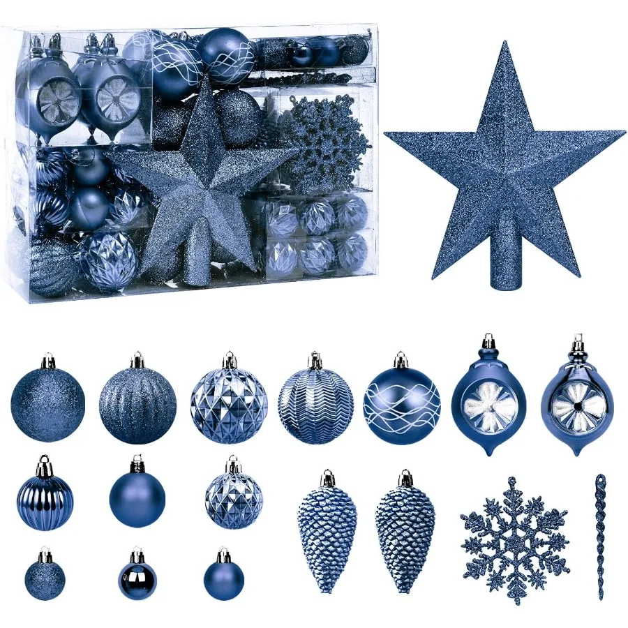 100PCS Blue Shatter… - image