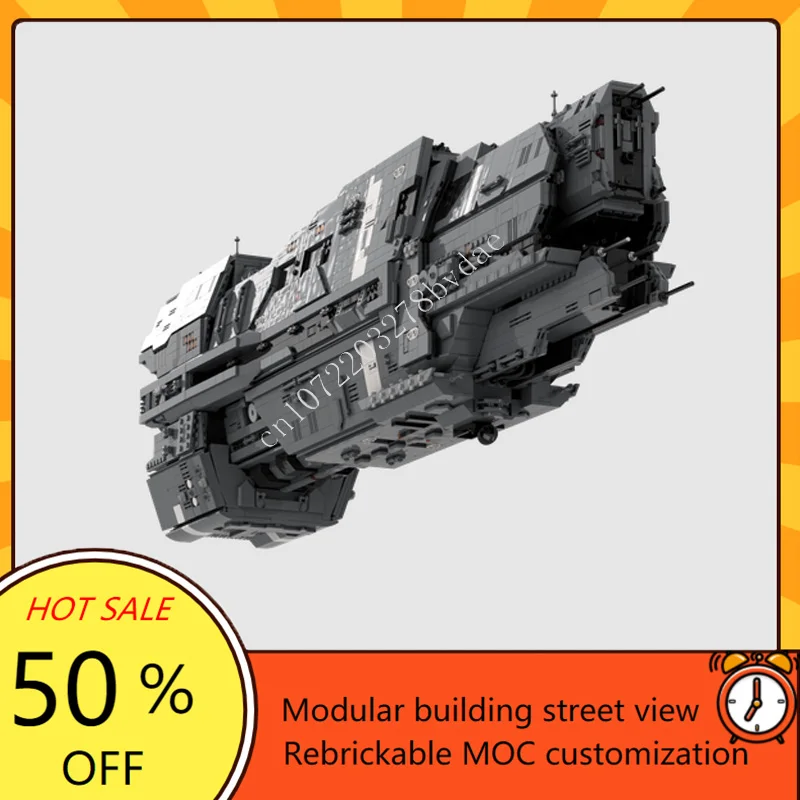 

6899PCS Valiant-class super-heavy Cruiser Terminus Space War Weapon MOC SpaceShip Battle Model Building Block DIY Model Toy Gift