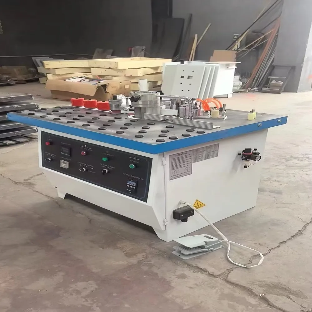 45 Degree Bevel Straight Edge Banding Machine Woodworking Edge Bander For PVC Melamine Wood Panel
