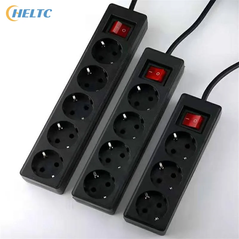1개의 연장 케이블이 있는 조명 스위치 2/3/5미터 - Power Strip Flat 리뷰 및 가격
